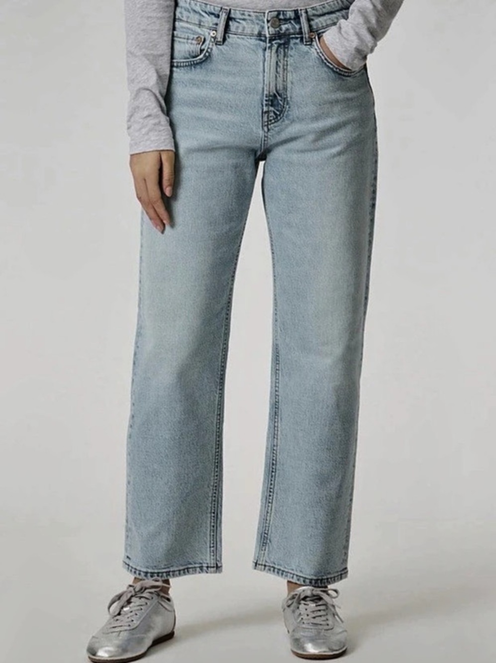 Mavi Savannah High Waist Crop Relaxed Straight Leg Jeans Sz 25/29L NWT